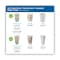 Dixie PerfecTouch Paper Hot Cups and Lids Combo, 12 oz, Coffee Haze Design, PK300 DIX 5342COMBO600 - alternate 10